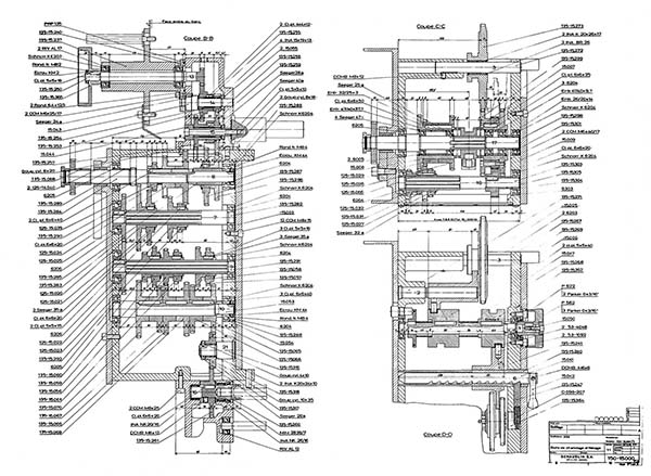 Коробка подач токарно-гвинторізного верстата Schaublin 150